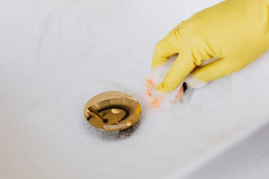 Drain snaking tool clearing clogged pipe in Torrance